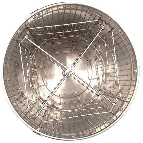 מכונת רדיה חשמלית 4 מסגרות JUMBO , מפלדת אל-חלד INOX 304 תוצרת BENKA