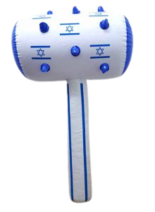 פטיש בומבה ענק עם קוצים ליום העצמאות - 95 ס"מ