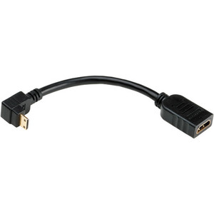 Pearstone כבל מעביר Mini-HDMI זכר HDMI נקבה 12.9 ס״מ