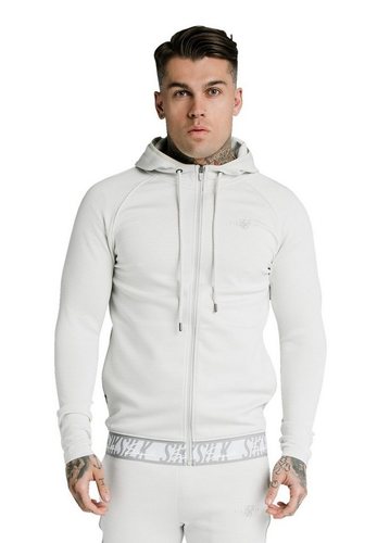 SikSilk Scope Tape Zip Through Hoodie 