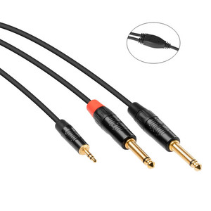 Kopul כבל Stereo Mini 3.5mm לזוג PL "1/4 באורך 46 ס״מ