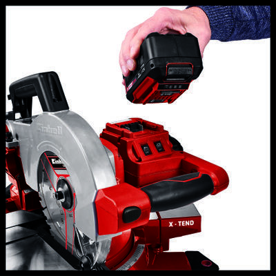 מסור ‏גרונג איינהל Einhell TE-MS 18/210 Li-Solo - כולל 2 סוללות 4.0AH