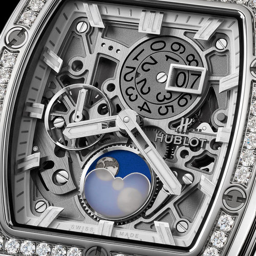 hublot spirit of big bang moonphase titanium white diamonds