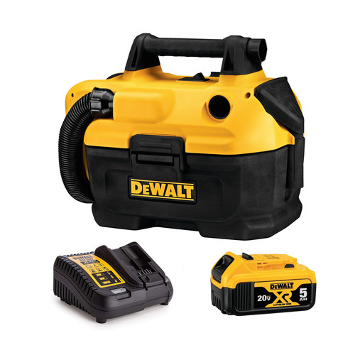 שואב אבק נטען 20V + סוללה 5.0AH