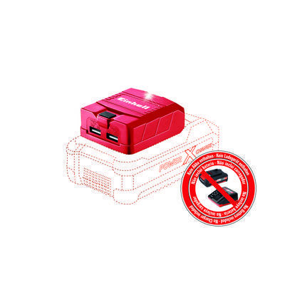 מטען נייד Einhell TE-CP 18 Li USB גוף