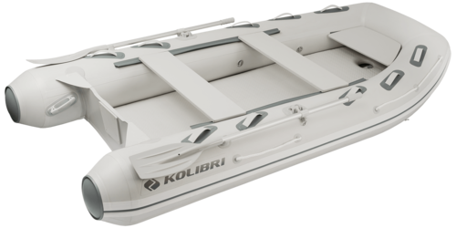 סירת גומי מתנפחת קוליברי + רצפה AIR DECK  תחתית קיל באורך 330 ס