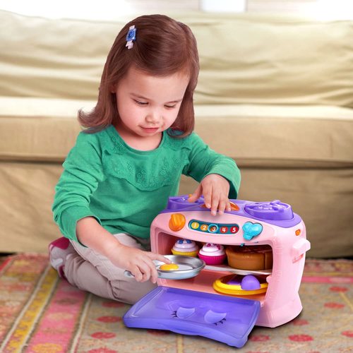 תנור אפייה משחק דמיון דובר אנגלית - ורוד Leap frog