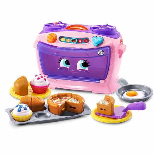 תנור אפייה משחק דמיון דובר עברית - ורוד Leap frog