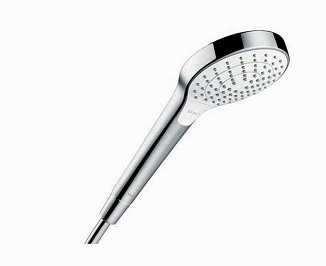 HANSGROHE מזלף מדגם קרומה סלקט S ואריו לבן-ניקל 26802400