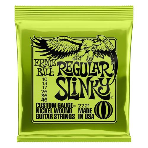 סט מיתרים לחשמלית 0.10 ERNIE BALL REGULAR SLINKY