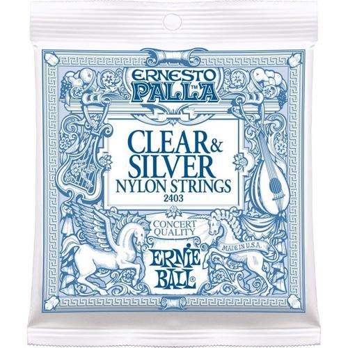 סט מיתרים לקלאסית  CLEAR & SILVER NYLON STRINGS