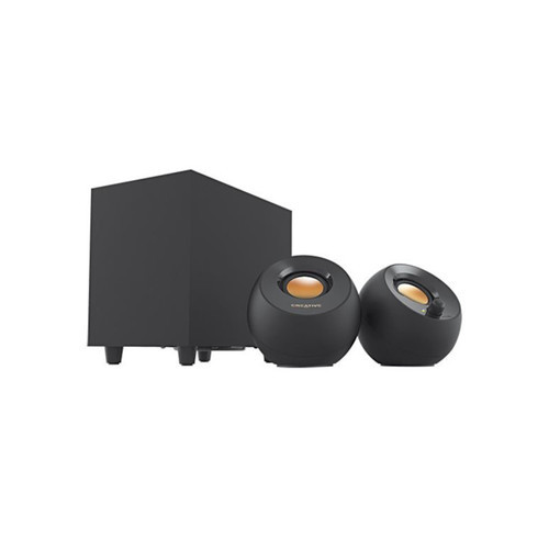 רמקולים עם סאבוופר Creative Pebble+ 2.1 black speakers - 51MF0480AA000 