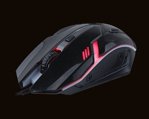 עכבר גיימינג ארגונומי חוטי Meetion Breathing LED Wired Backlit Gaming Mouse M371 
