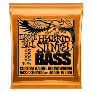 סט מיתרים לבס 4 מיתרים 0.45-105 ERNIE BALL HYBRID