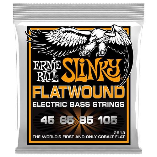 סט מיתרים לגיטרה בס Ernie Ball 2813 Hybrid Slinky Flatwound 45-105
