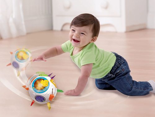 כדור פעילות מאיר ומנגן מעודד זחילה - אדום Vtech