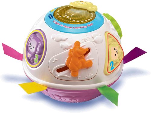 כדור פעילות מאיר ומנגן מעודד זחילה - ורוד Vtech