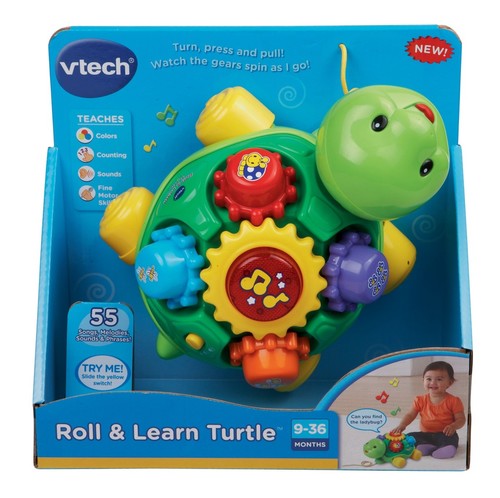 צב גלגלי שיניים מאיר ומנגן - Vtech