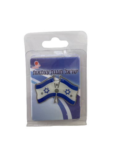 סיכת דגל ישראל עם אורות