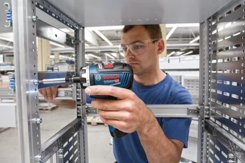 מברגה/מקדחה קומפקטית נטענת בראשלס + 2 סוללות Bosch GSR 12V-35 HX BL 3Ah