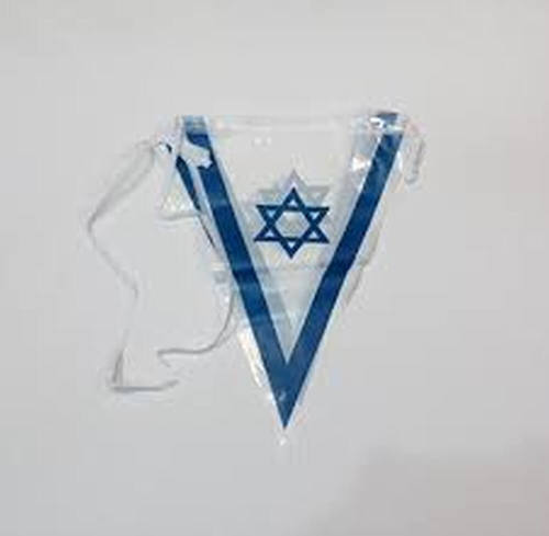 שרשרת דגל משולש בד 4 מטר