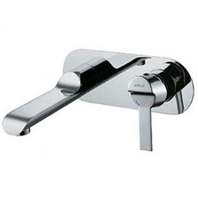 ברז קיר לכיור רחצה כולל גוף פנימי ניקל 3902 סחר - א