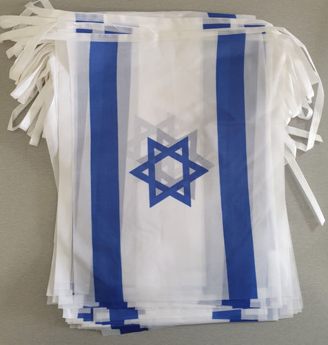 שרשרת דגל ישראל מרובע 50 מטר