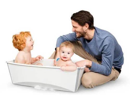 אמבטיה מתקפלת Flexi Bath XL צבע לילך לבנדר STOKKE
