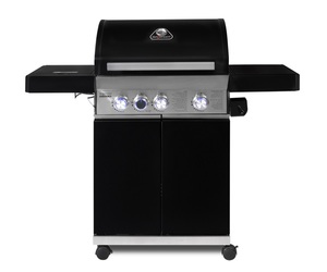גריל גז משולב פחמים GS Classic 3B +כירה (צבע שחור) grillstream