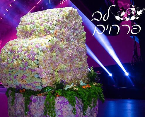 כניסת לב פרחים