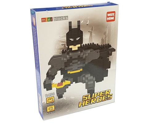 ננו בלוקס - משחק הרכבה 717 מיני לבנים - גיבור על