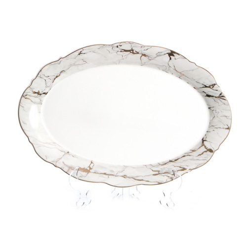 מגש marble אובלי 35