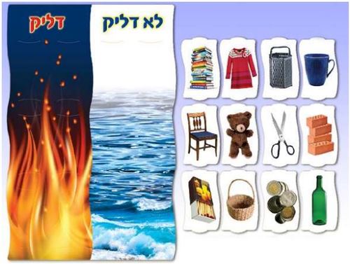 כרזה דליק לא דליק/גן לי