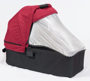 סל שכיבה (אמבטיה) לעגלת תאומים איזי טווין 4 (בד בסיס שחור)