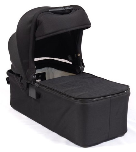 סל שכיבה (אמבטיה) לעגלת תאומים איזי טווין 4 (בד בסיס שחור)