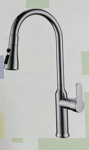 ברז פרח נשלף למטבח שני מצבים ניקל D3041 סחר - א