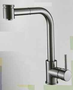 ברז פרח נשלף למטבח שני מצבים ניקל D0594 סחר - א