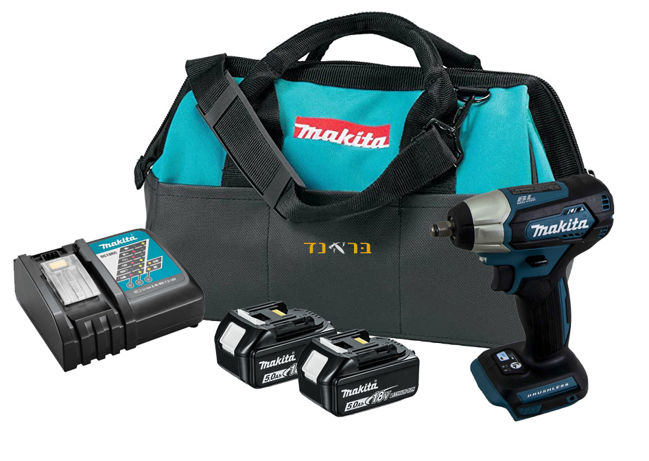 מפתח אימפקט "3/8 נטען 18V + שתי סוללות 5.0AH