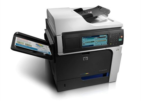 מדפסת HP LaserJet Enterprise CM4540 HP מתצוגה