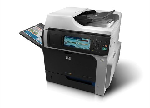 מדפסת HP LaserJet Enterprise CM4540 HP מתצוגה