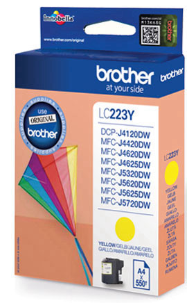 Brother LC-223Y ink cartridge צהוב תואם