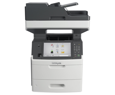 מדפסת לייזר שחור לבן משולבת Lexmark MX711DHE