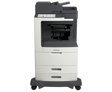 מדפסת לייזר שחור לבן משולבת  Lexmark MX810dfe