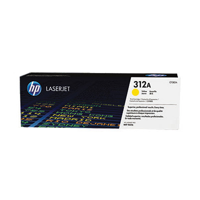 טונר צהוב מקורי HP M476 CF382A-תפוקת עמודים (בצבע‏) 2,700 עמודים