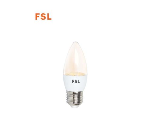 נורת נר שקוף בסיס E27 אור חם