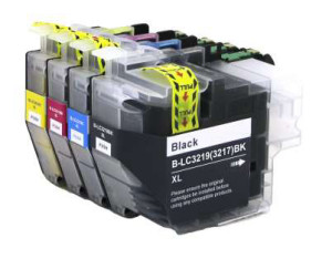 סט 4 ראשי דיו תואמים Brother LC3219XL 