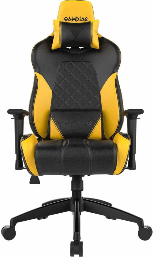 כיסא גיימרים Gamdias ZELUS E1 צהוב 