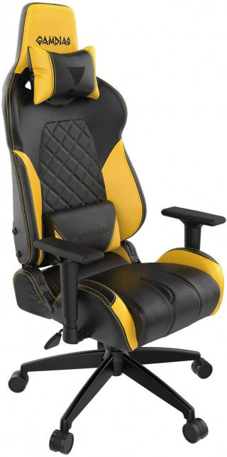 כיסא גיימרים Gamdias ZELUS E1 צהוב 