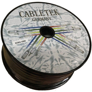 גליל 100 מטר כבל רמקול 2x1.3mm פנדל CABLETEK SC502 - Cabletek