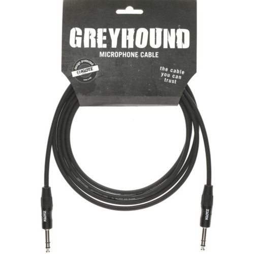 כבל TRS מאוזן באורך 3 מ' Klotz Greyhound GRG1PP030